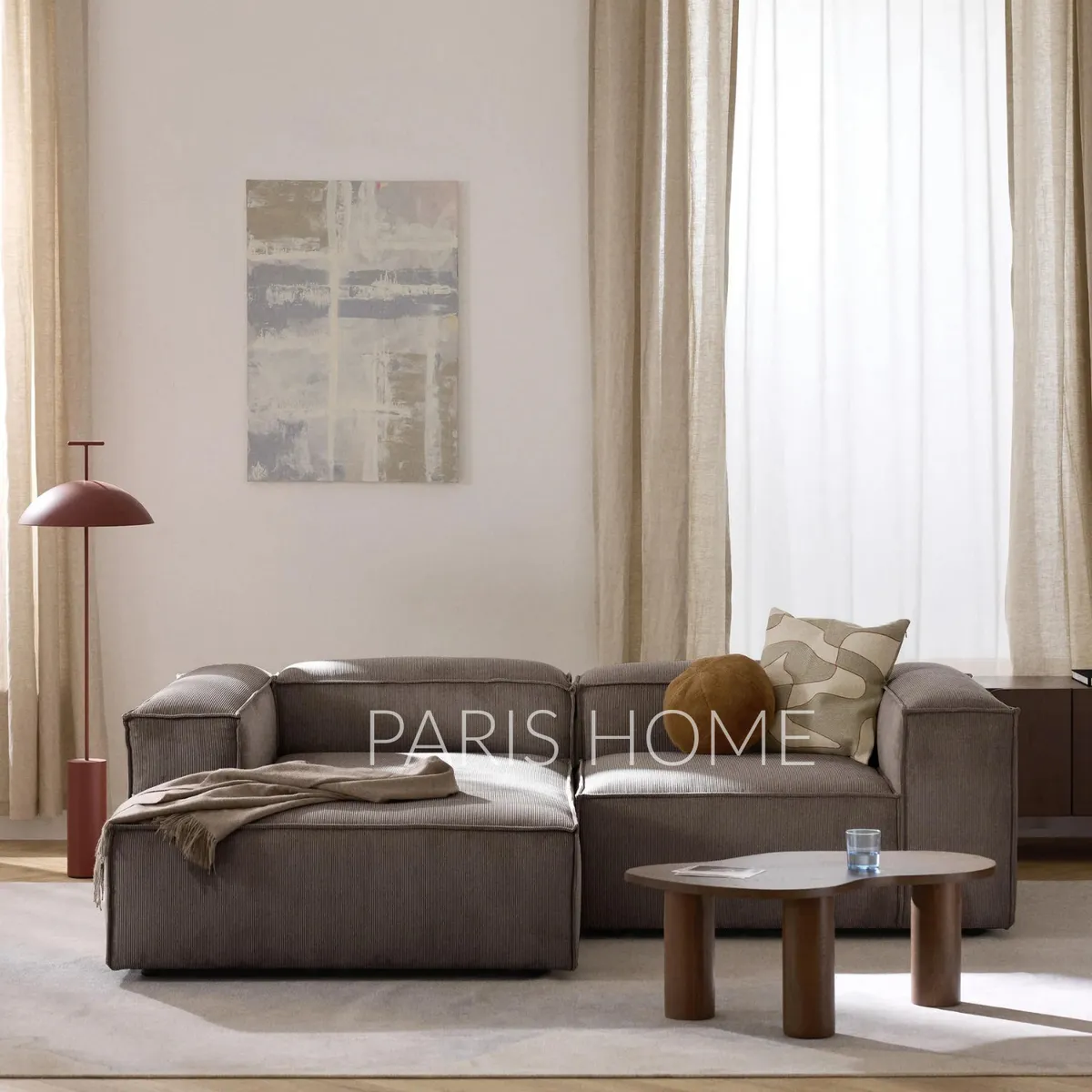 GENERICO - Sofá Izquierdo Rinconero Monarch Pana - Taupe