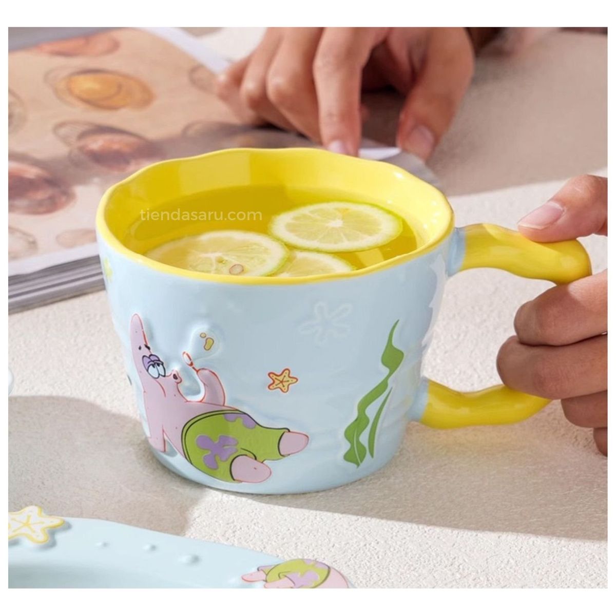BOB ESPONJA - Taza de Cerámica Patricio de Bob Esponja - 500 ml