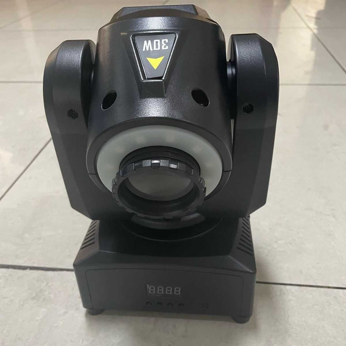 GENERICO - CABEZA MÓVIL SPOT 30W CON ARGOLLA LED