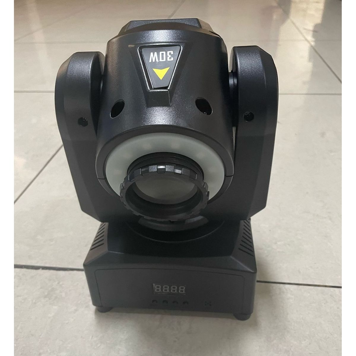 GENERICO - CABEZA MÓVIL SPOT 30W CON ARGOLLA LED