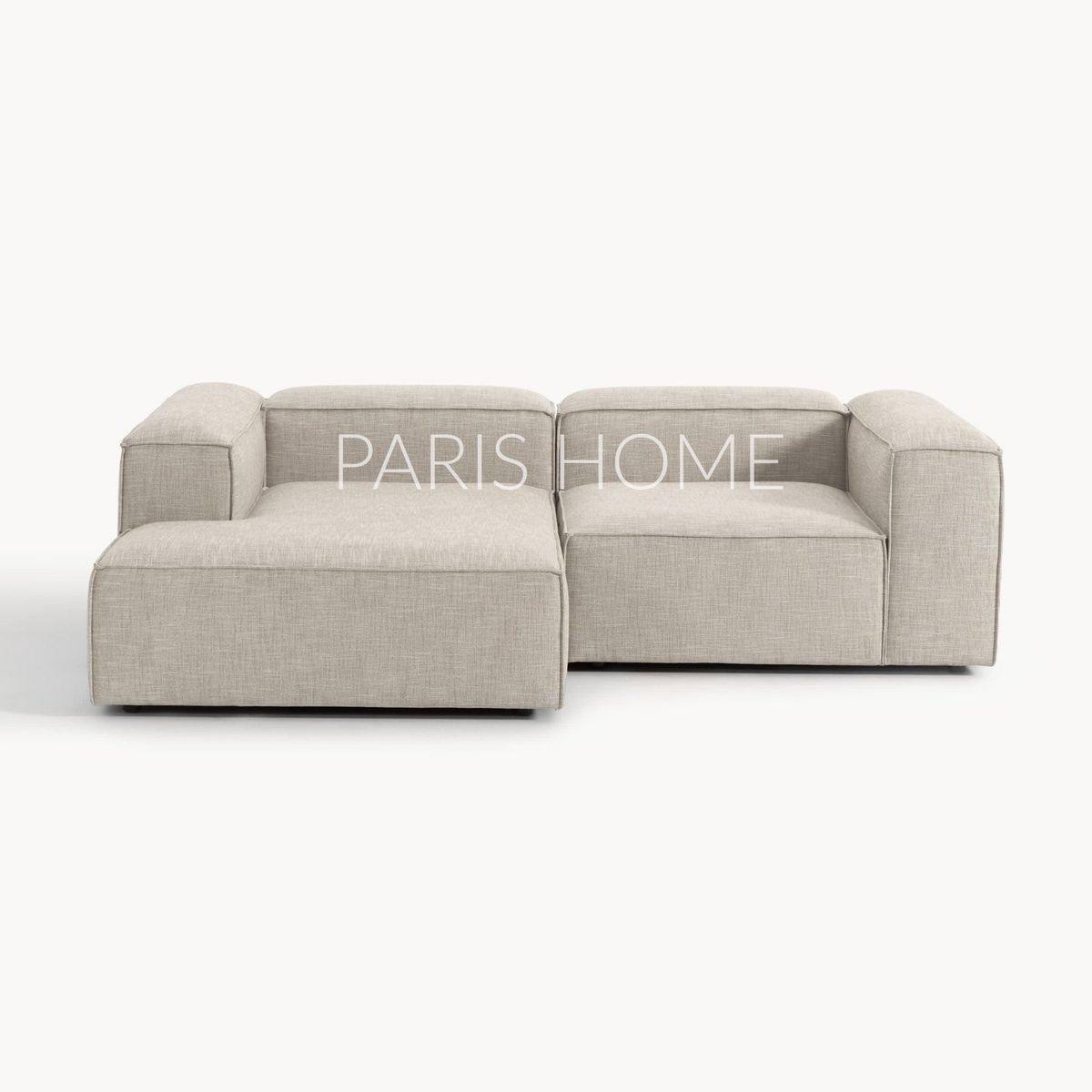 GENERICO - Sofá Izquierdo Rinconero Monarch Lino - Gris