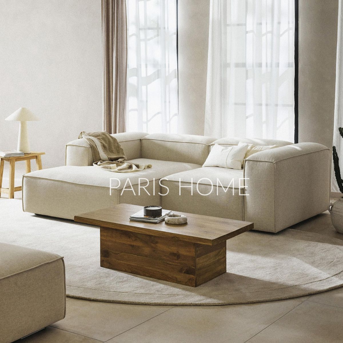 GENERICO - Sofá Izquierdo Rinconero Monarch Lino - Beige