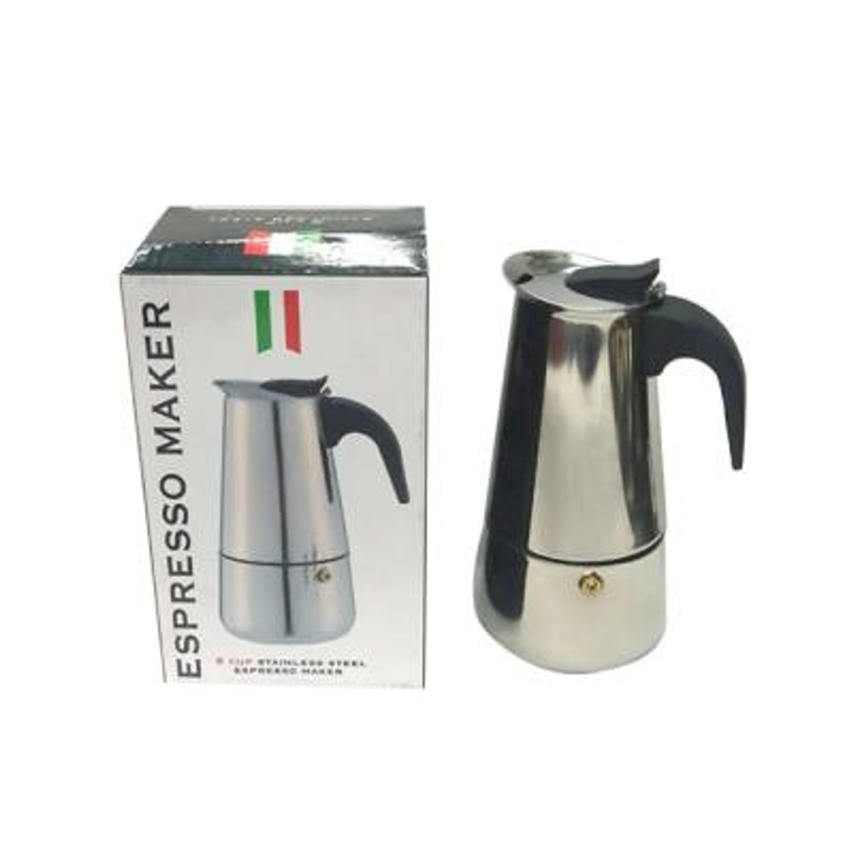 ICHIMATSU - Cafetera Italiana Acero P-6 Tazas - Ichimatsu