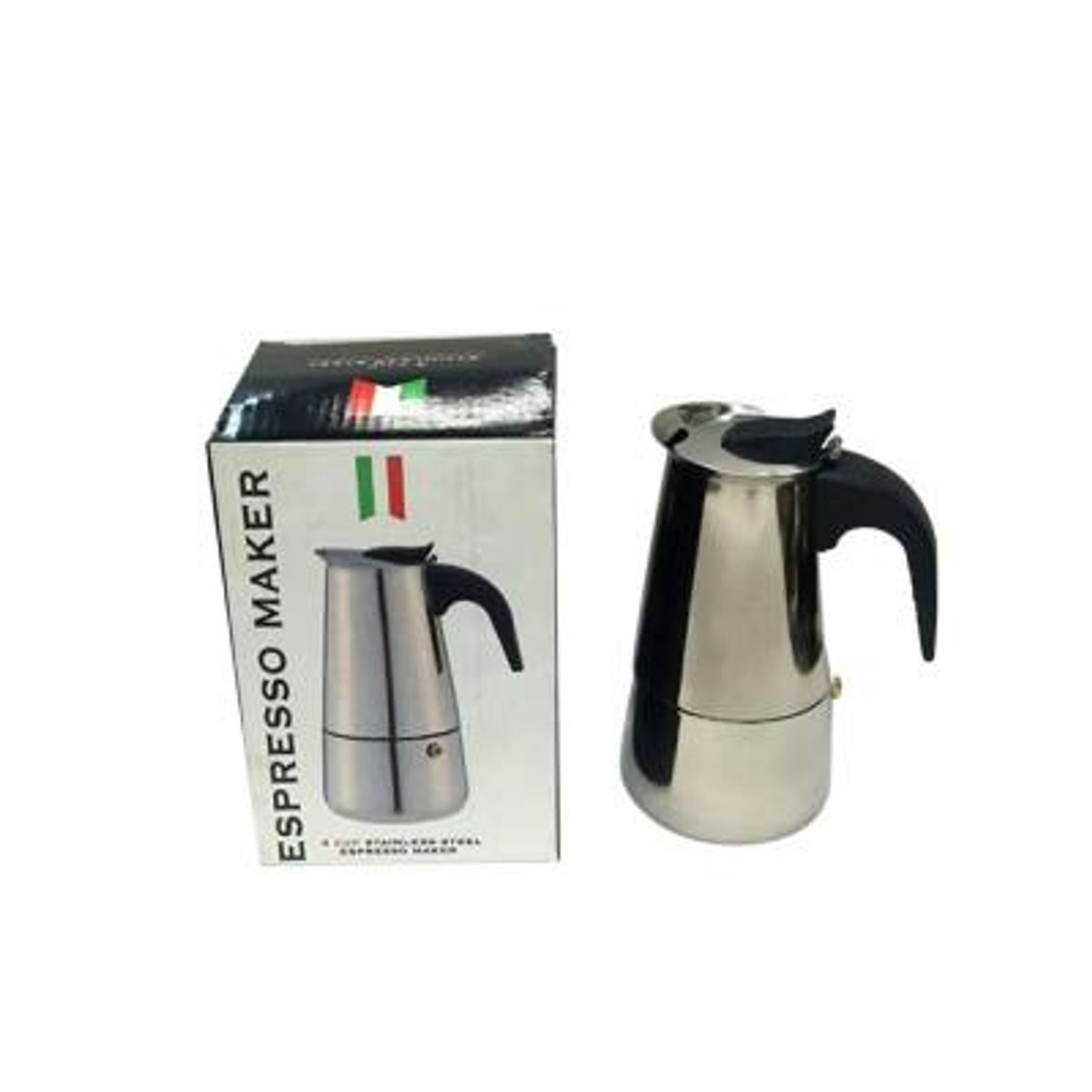 ICHIMATSU - Cafetera Italiana Acero P-4 Tazas /4 Vasos - Ichimatsu 10033025