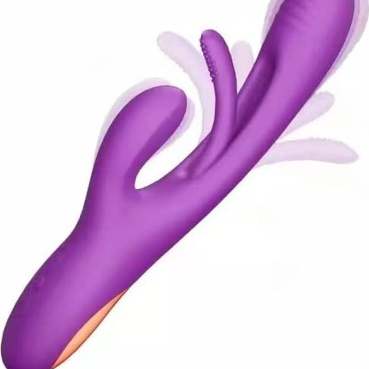GENERICO - CONSOLADOR DILDO VIBRADOR CONEJO 3 EN 1 CON PUNTO G Y MAS