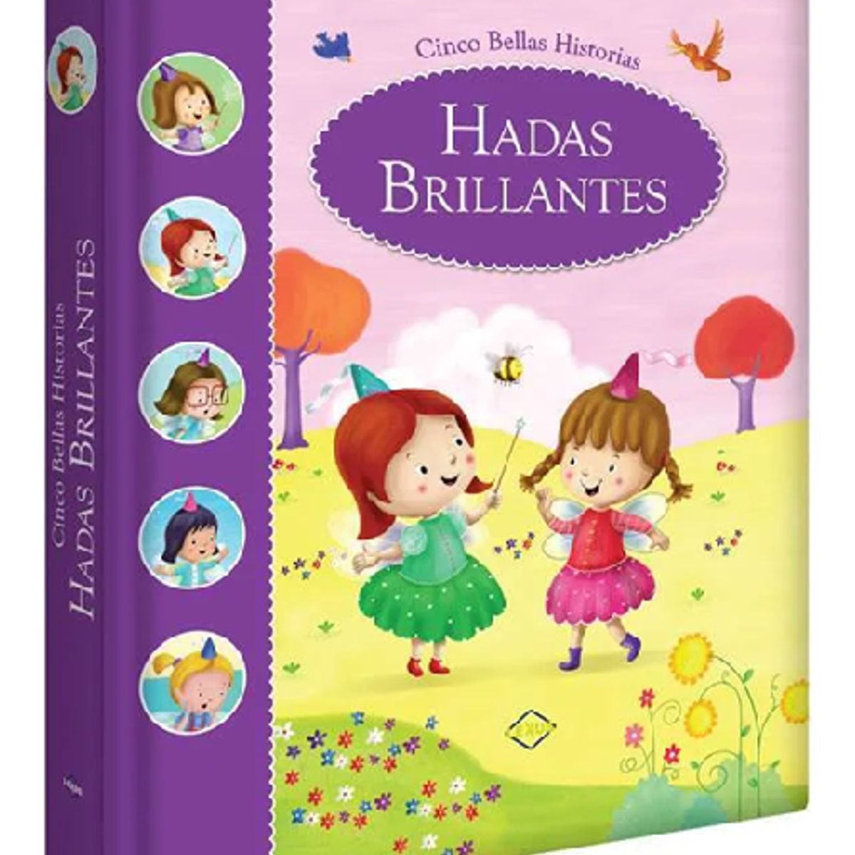 GENERICO - Libro Infantil  Hadas Brillantes Cinco Bellas Historias