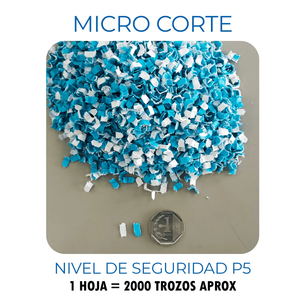 GENERICO - Trituradora De Papel Micro Corte 25l Alta Seguridad