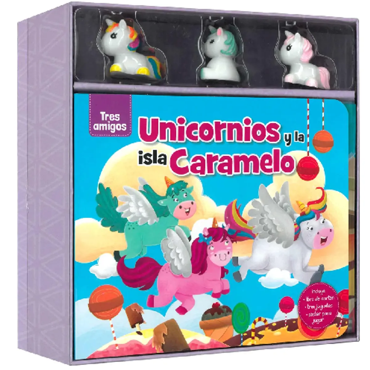 GENERICO - Libro infantil Unicornios y la Isla Caramelo