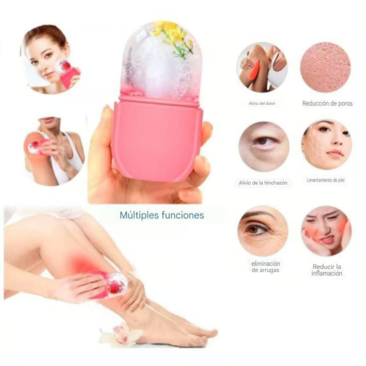 OEM - MOLDE RODILLO DE HIELO REJUVENECIMIENTO FACIAL UNISEX