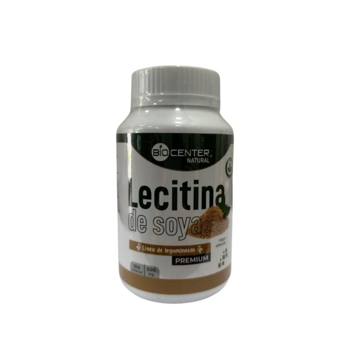 BIOCENTER NATURAL - Lecitina de Soya en Cápsulas 500 mg x 100 u - BioCenter Natural