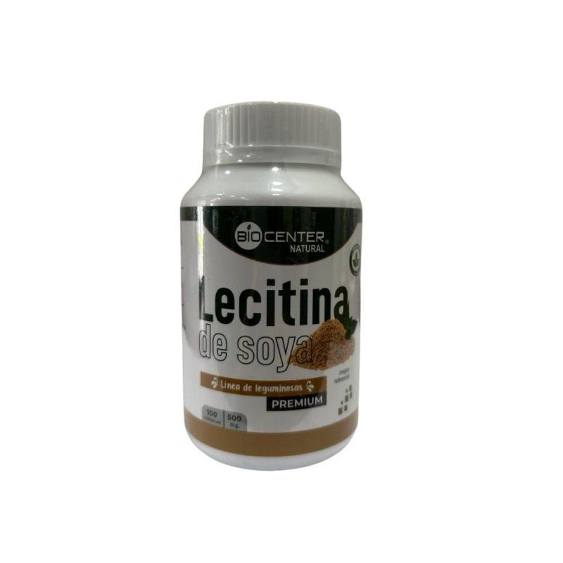 BIOCENTER NATURAL - Lecitina de Soya en Cápsulas 500 mg x 100 u - BioCenter Natural