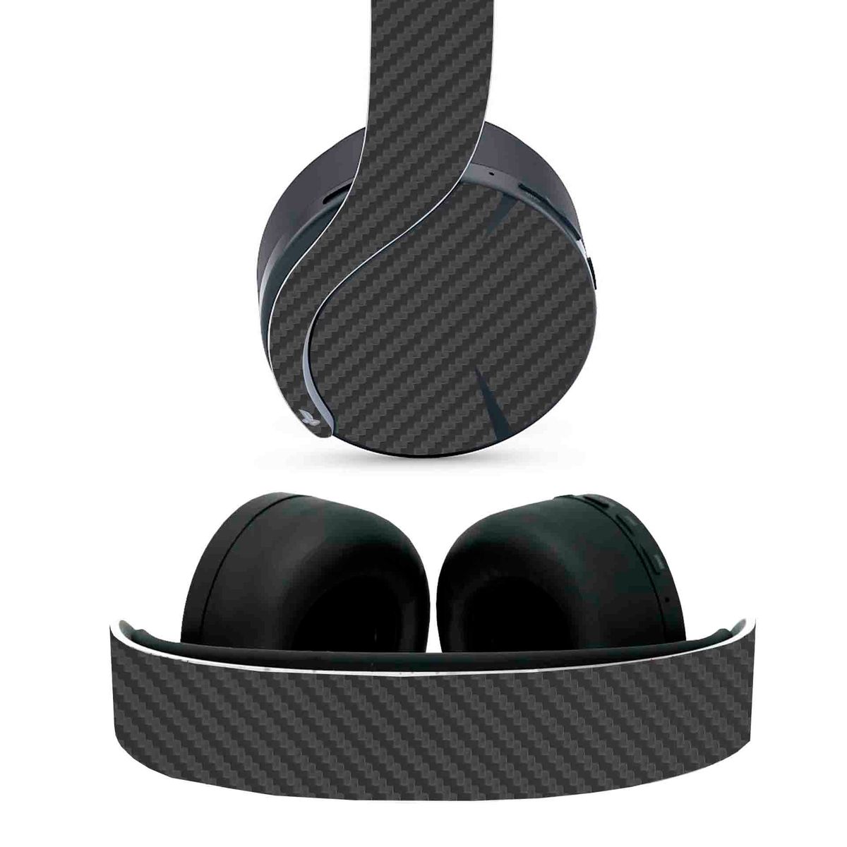 GENERICO - Skin Pulse 3d Adhesivo vinil Fibra de carbono GRIS ps5