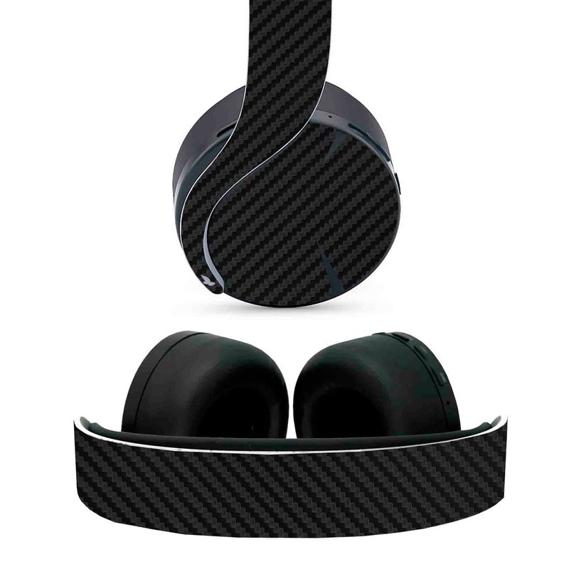 GENERICO - Skin Pulse 3d Adhesivo vinil Fibra de carbono NEGRO ps5