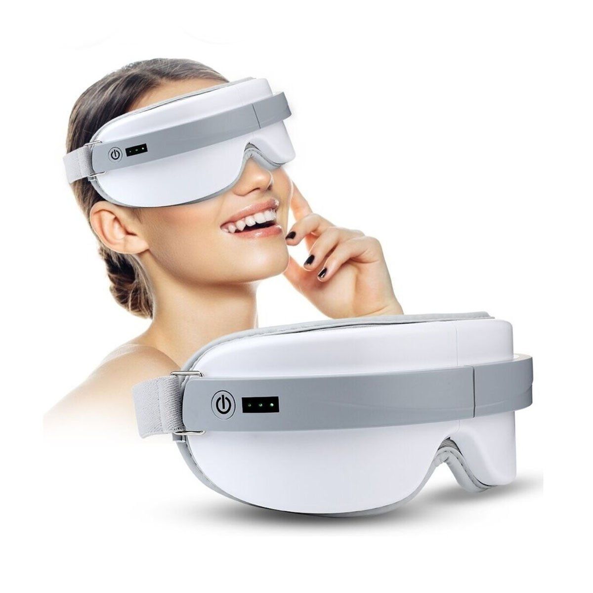 SEISA - Masajeador de Ojos Relajante Alivia Fatiga y Reduce Ojeras