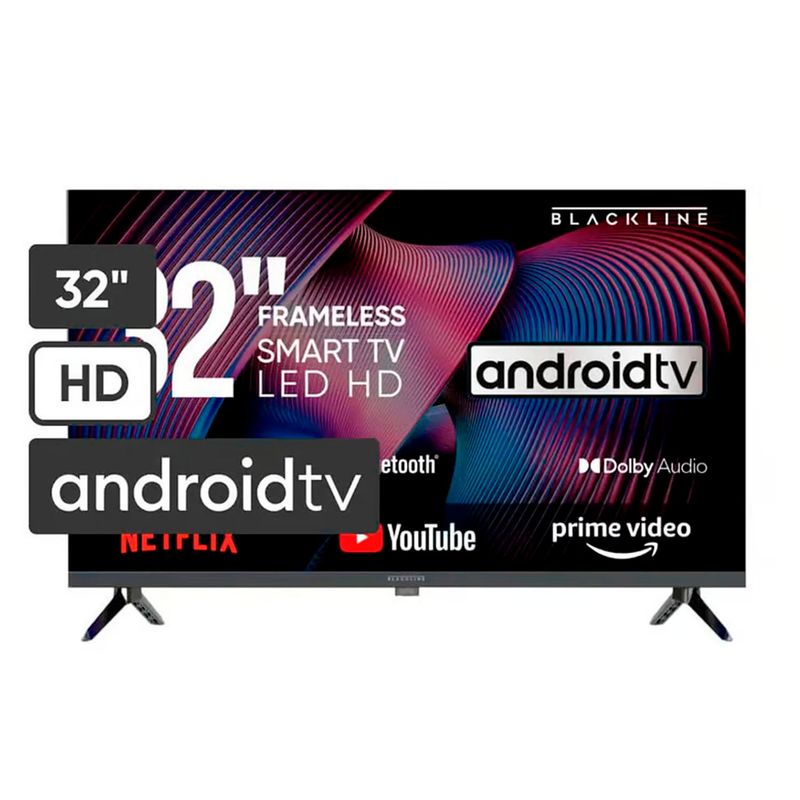 BLACKLINE - Televisor LED 32 HD Smart TV BL-TV32HEG5F4PE