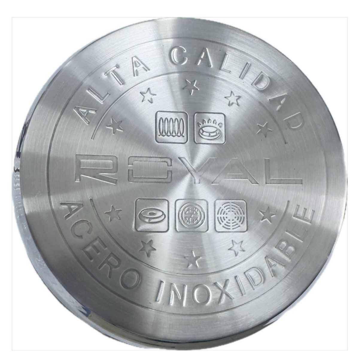 ROYAL - JUEGO DE OLLAS  DE ACERO INOXIDABLE DE 9 PIEZAS ROYAL RY-103CW