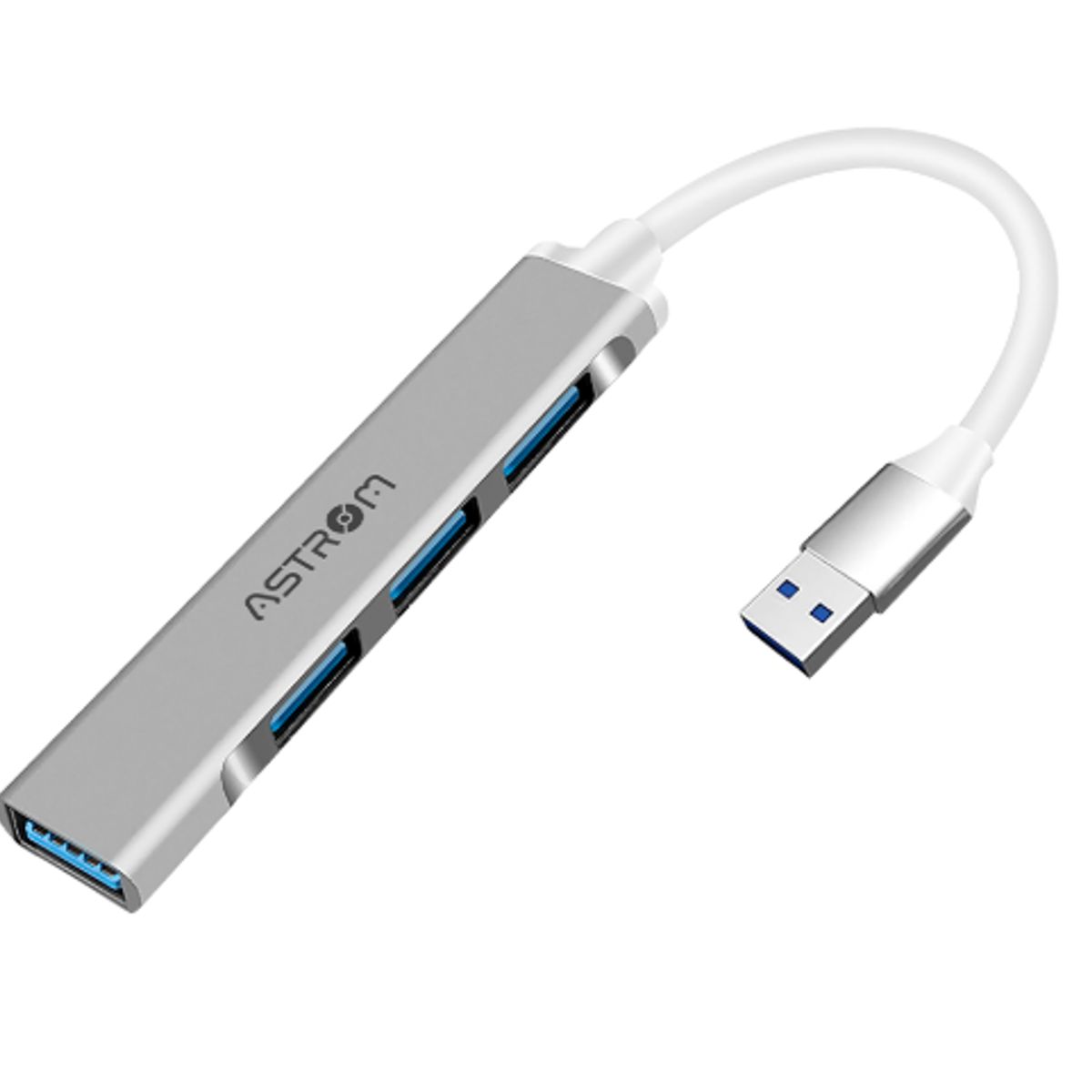 ASTROM - Adaptador HUB USB 4 en 1 AST H2331 1PORT 3.0 3PORTS 2.0 ASTROM