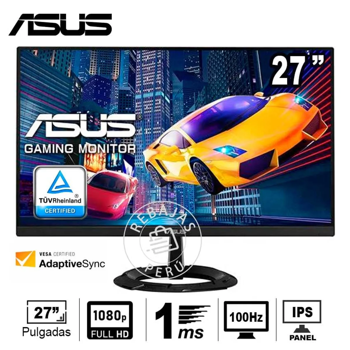 ASUS - Monitor ASUS VZ27EHF 27 FHD IPS 100Hz 1ms Adaptive-Sync Eye Care