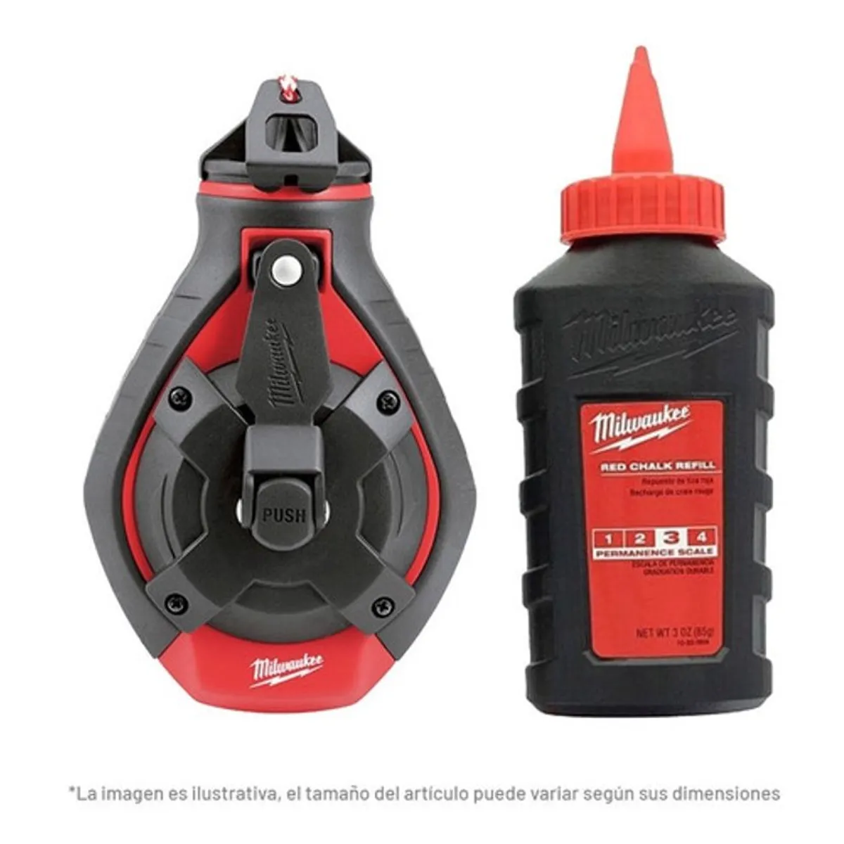 MILWAUKEE - TIRALINEA 30m LINEA ROJA MILWAUKEE 48-22-3986