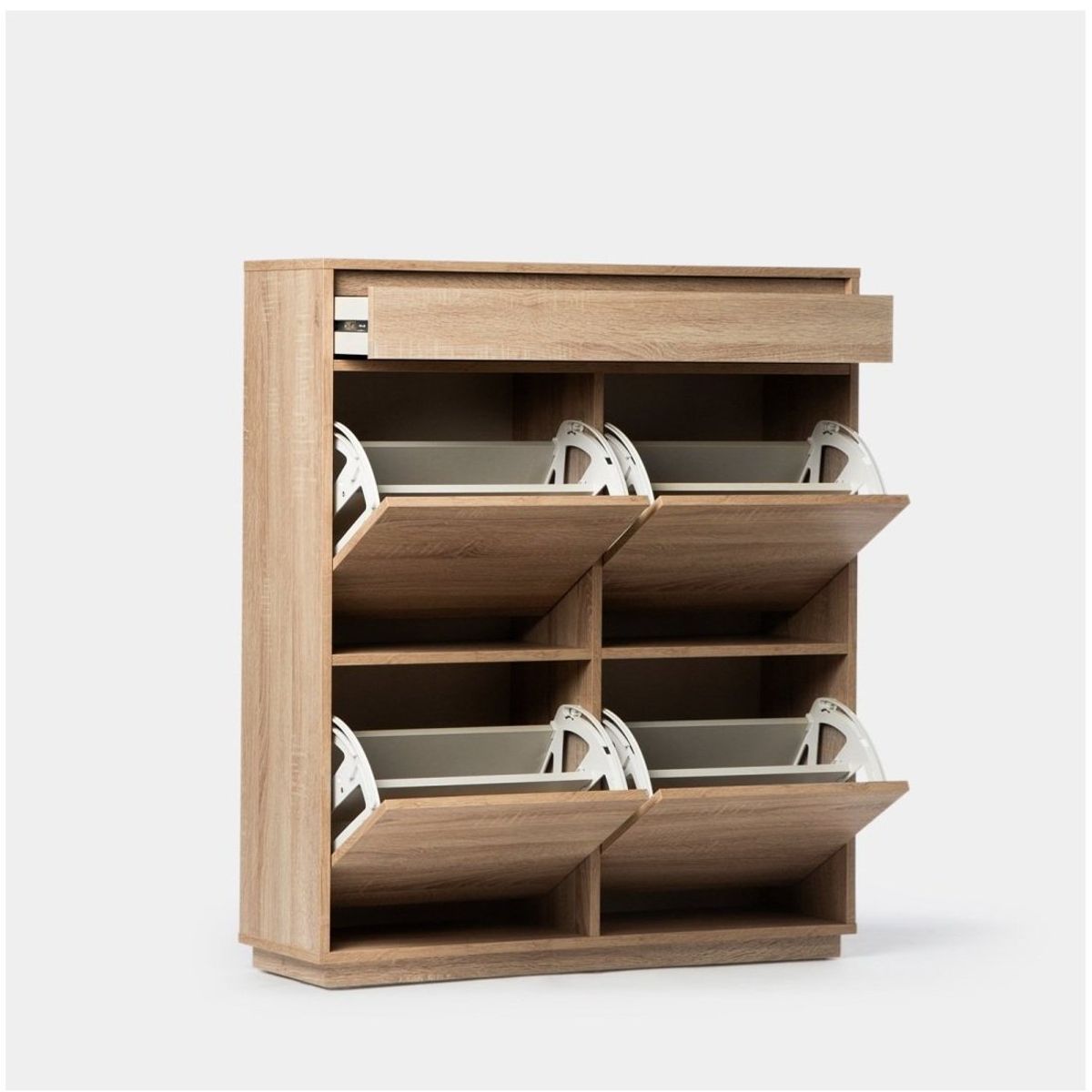 R&R MUEBLES - Zapatera Moderna Isa Marrón Claro R&R MUEBLES