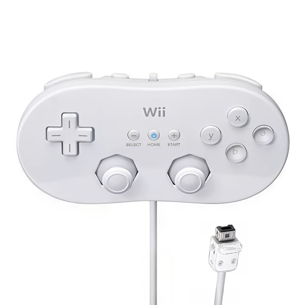 NINTENDO - Control Original Wii Classic Blanco - Reacondicionado