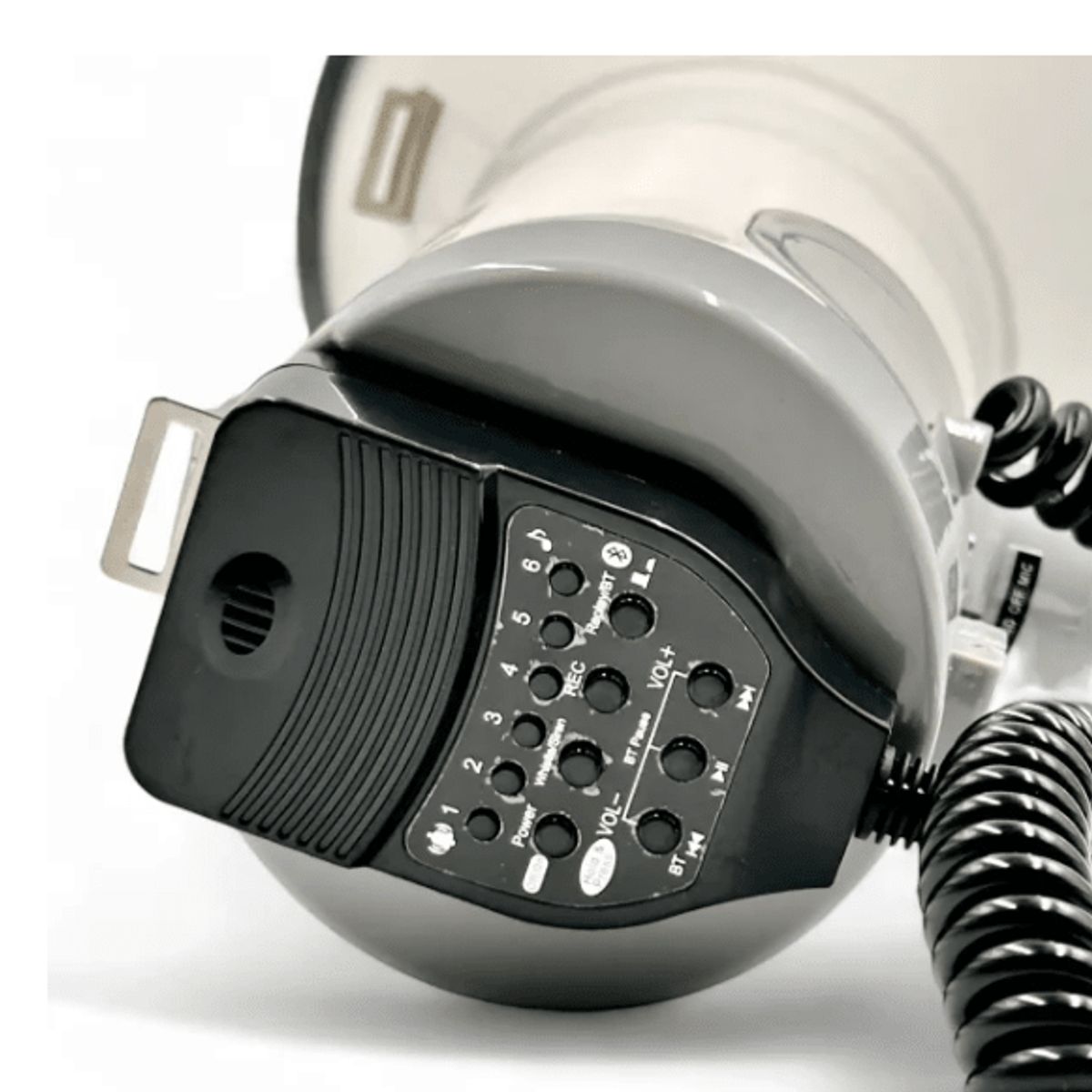 BATBLACK - Megafono Recargable 250w USB-Bluetooth Batblack BT-MF250