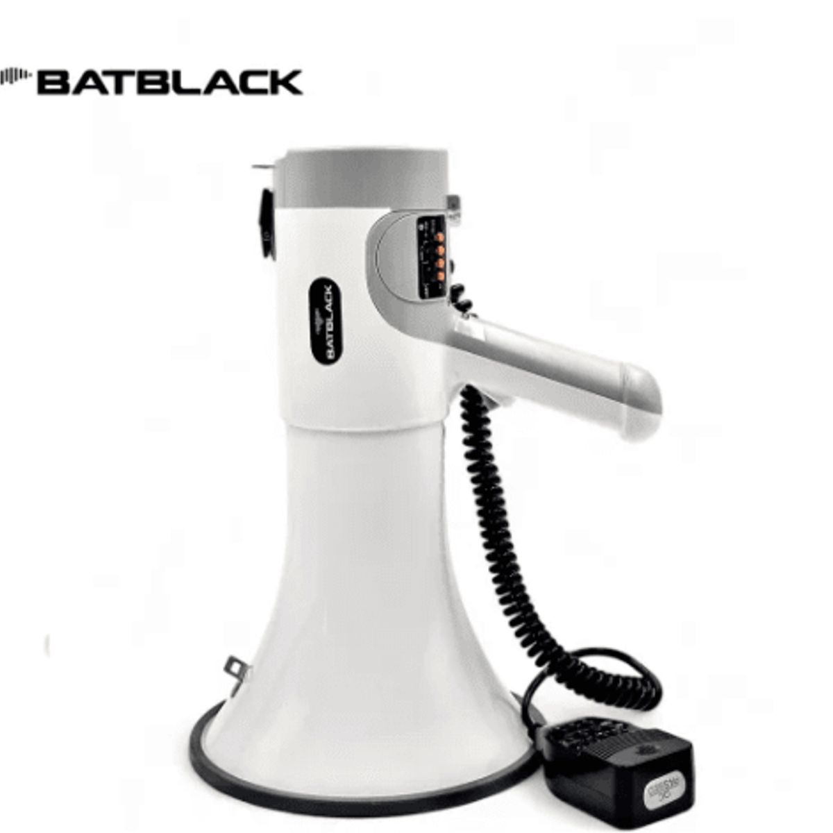 BATBLACK - Megafono Recargable 250w USB-Bluetooth Batblack BT-MF250
