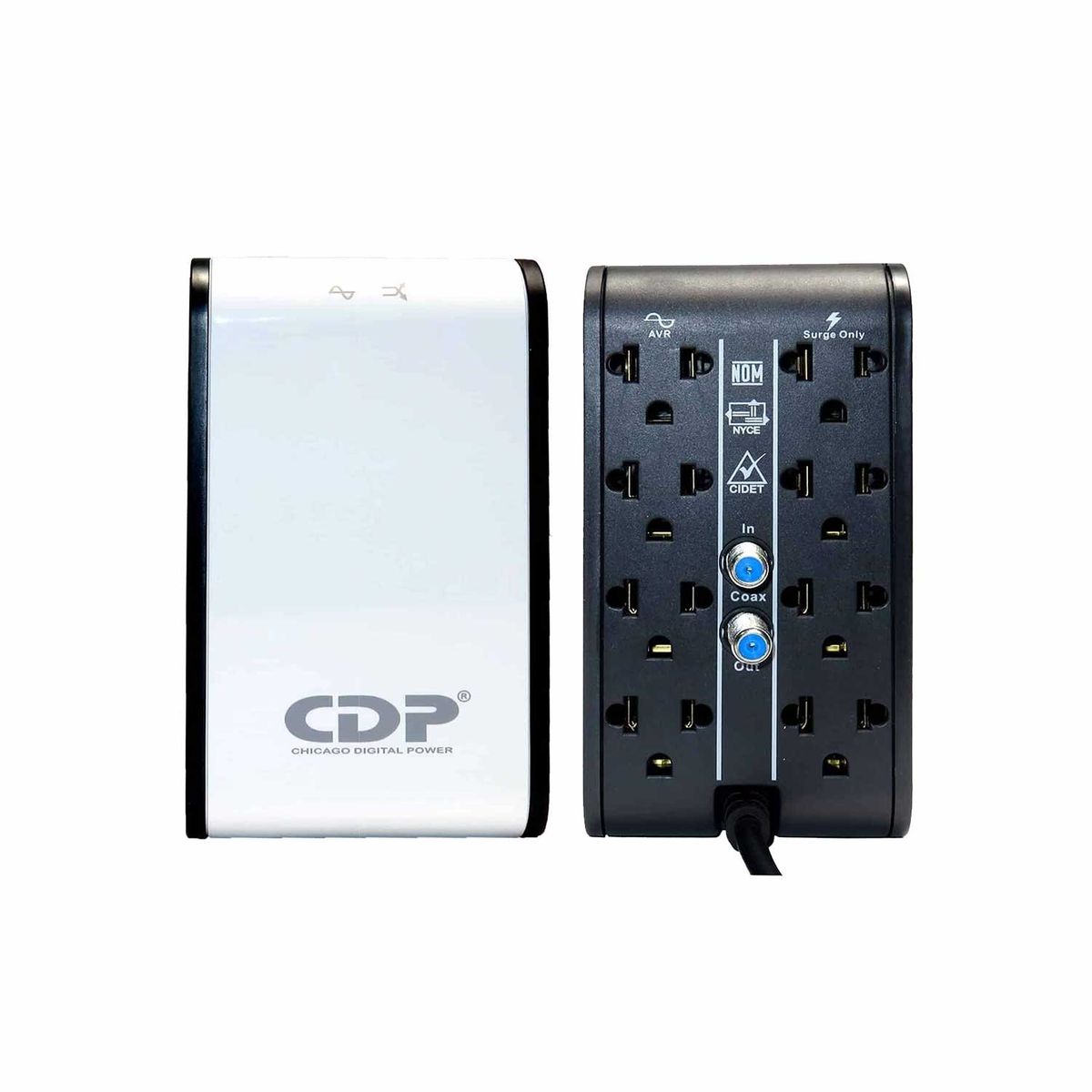 CDP - CDP R2C-AVR1008I Estabilizador 1000va 500w Regulador 08 tomas