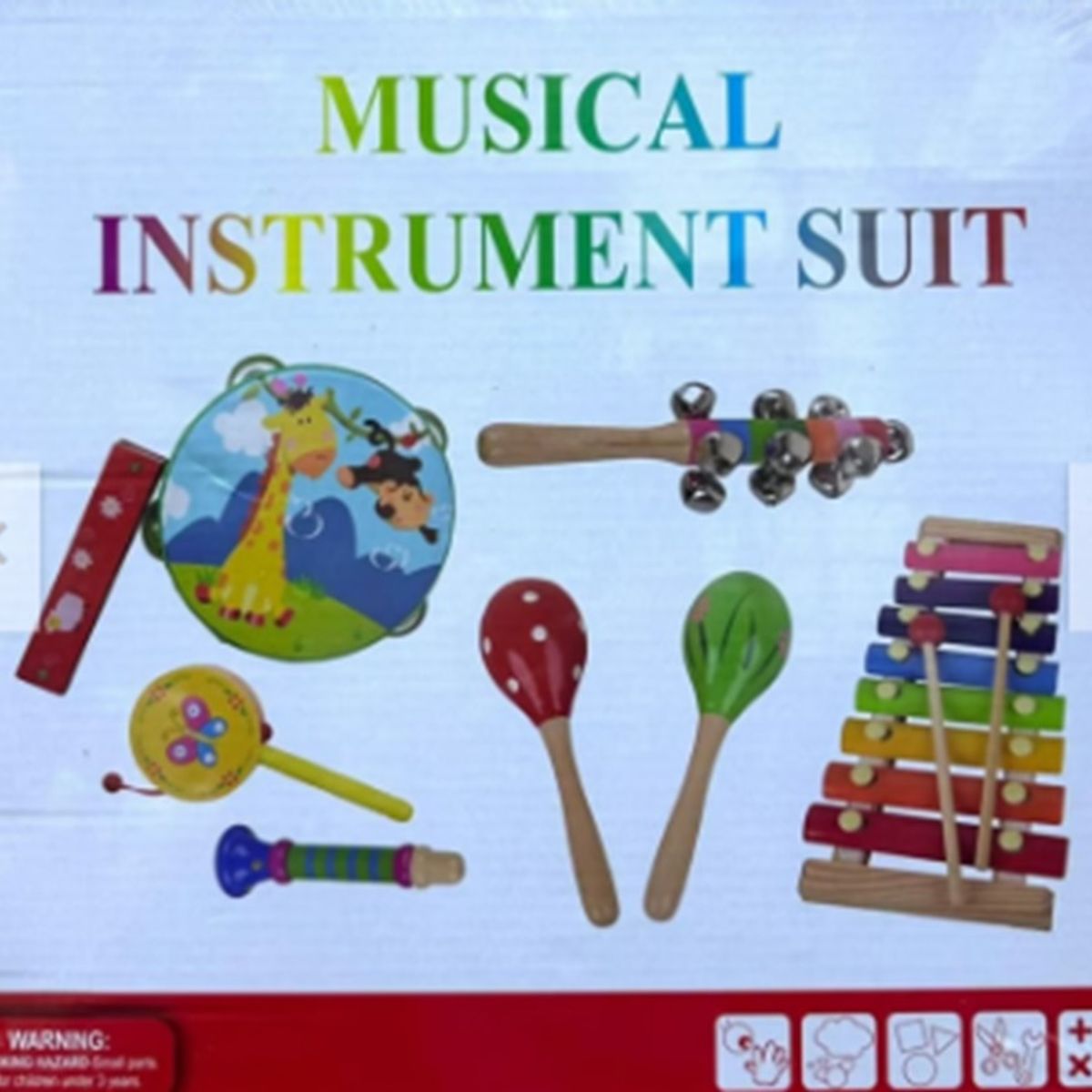 GENERICO - Set de Instrumentos Musicales de Madera para Bebes & Niños