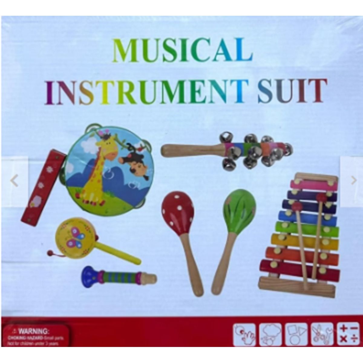 GENERICO - Set de Instrumentos Musicales de Madera para Bebes & Niños