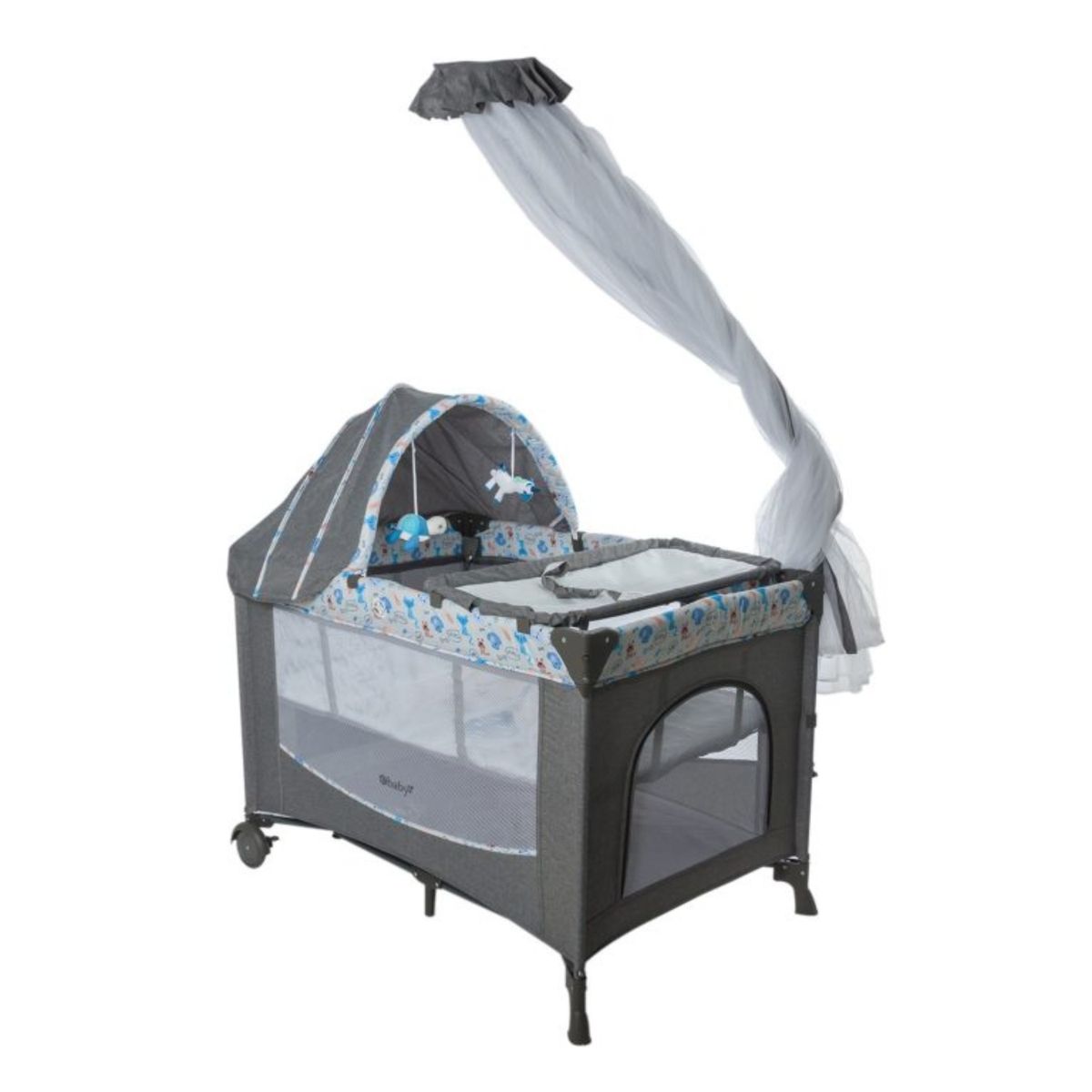 EBABY - Cuna Colecho Mecedora Dacora Celeste