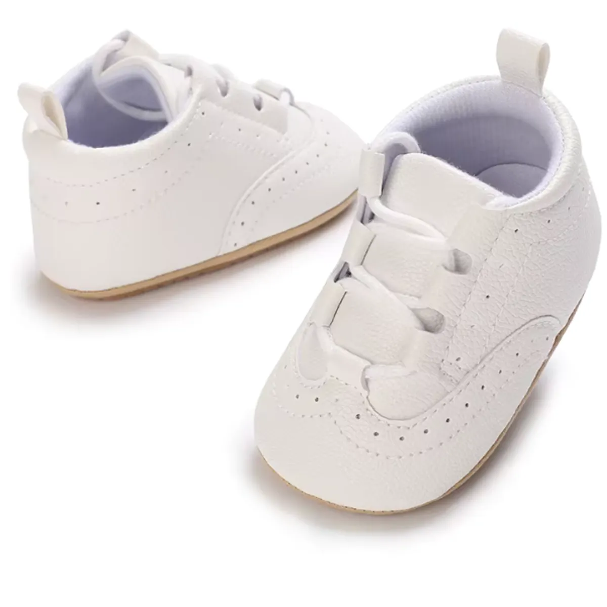 GENERICO - Zapatitos para Bebé niños blancos Diplomaticos