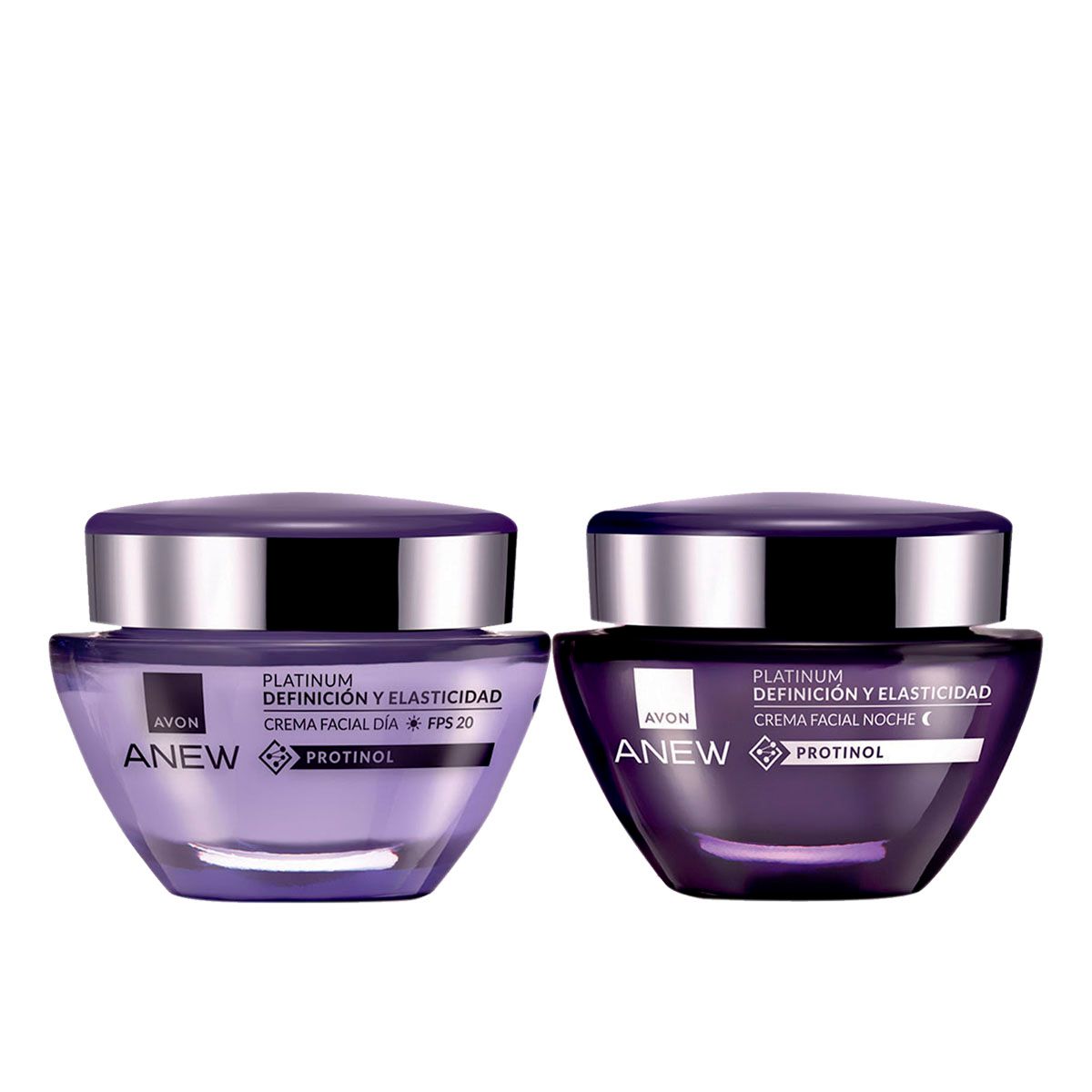 AVON - Anew Platinum Crema Facial Con Protinol 60+ Día FPS 25 Y Noche