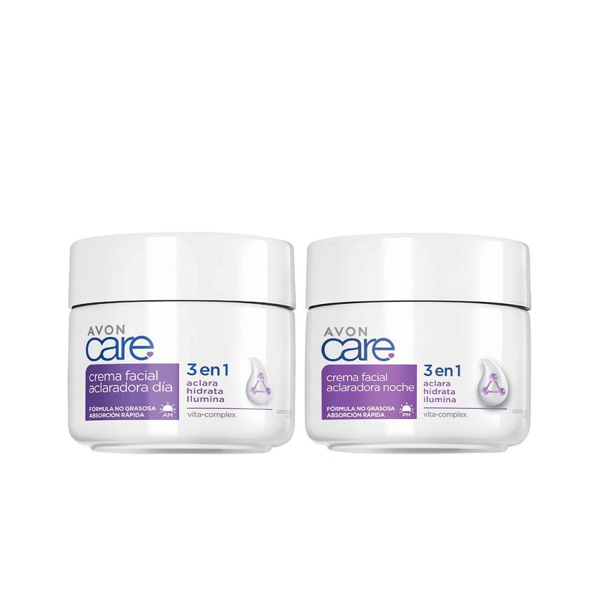 AVON - Avon Care KIT x2 Crema Facial Aclaradora dia y noche