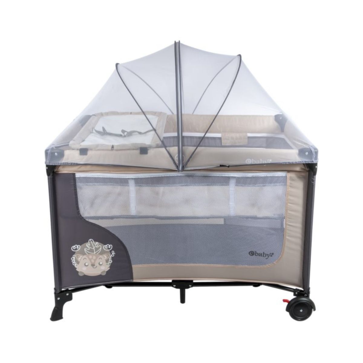 EBABY - Cuna corral con cambiador Happy Dream Beige