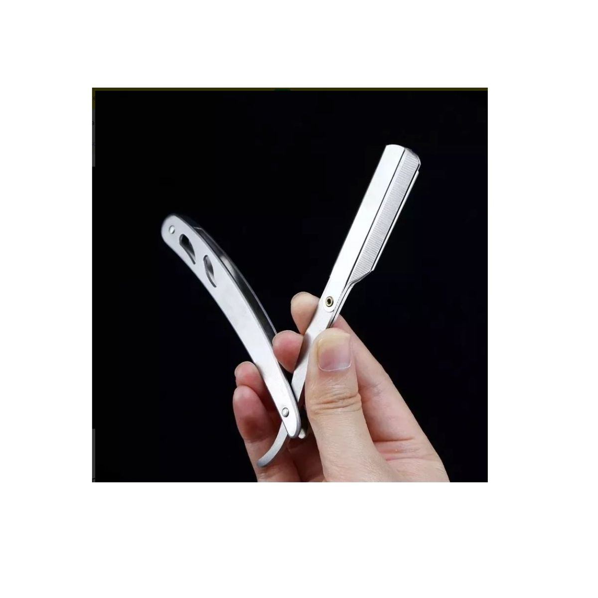 PREMIUM - Navaja Profesional De Acero Inoxidable 3 Cuerpos + Repuestos