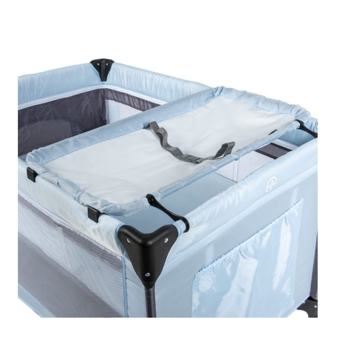 EBABY - Cuna Corral Happy Dream mas Colchon Azul