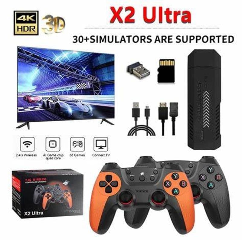 GENERICO - X2 Ultra Game stick 128GB 2025 Gama Alta