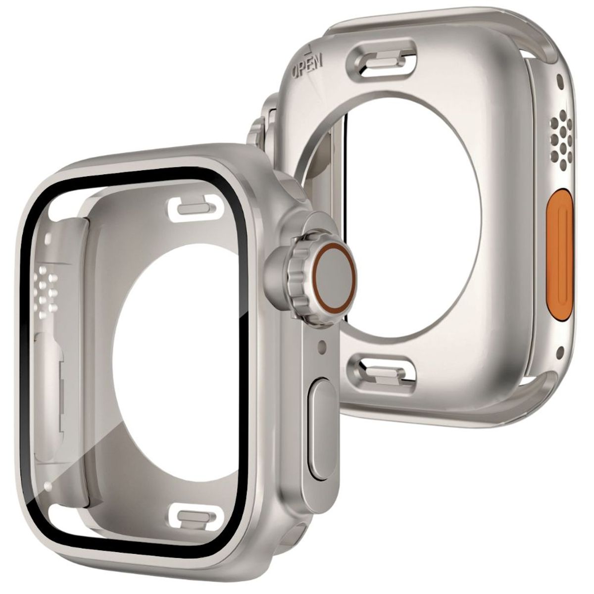 OEM - Case Para Apple Watch De Policarbonato Titanio Ultra Mate para 42mm