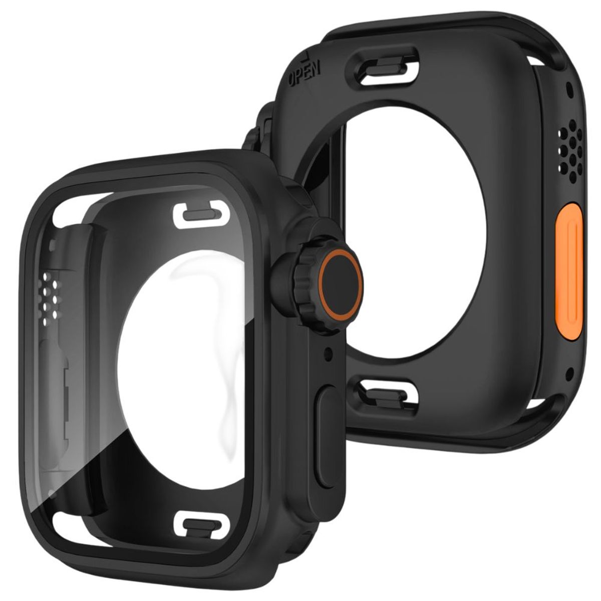 OEM - Case Para Apple Watch De Policarbonato Negro Ultra Mate para 46mm