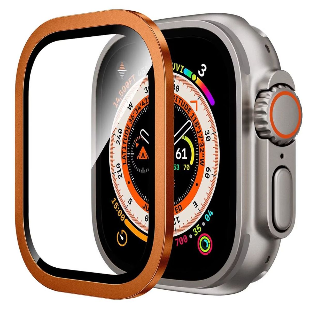 OEM - Protector de Pantalla Mica de Vidrio para Apple Watch Ultra Classic OR
