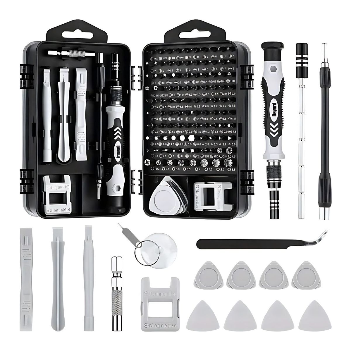 SEISA - Kit de Destornilladores de Precisión 110 Piezas para Reparación