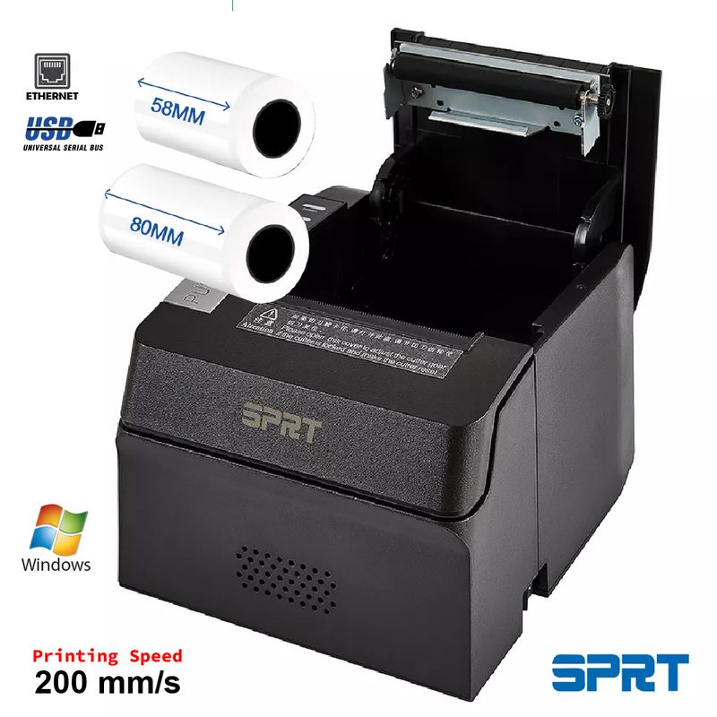 GENERICO - Impresora Temrnica Ticket 80mm SPRT  POS891 USB y Ethernet