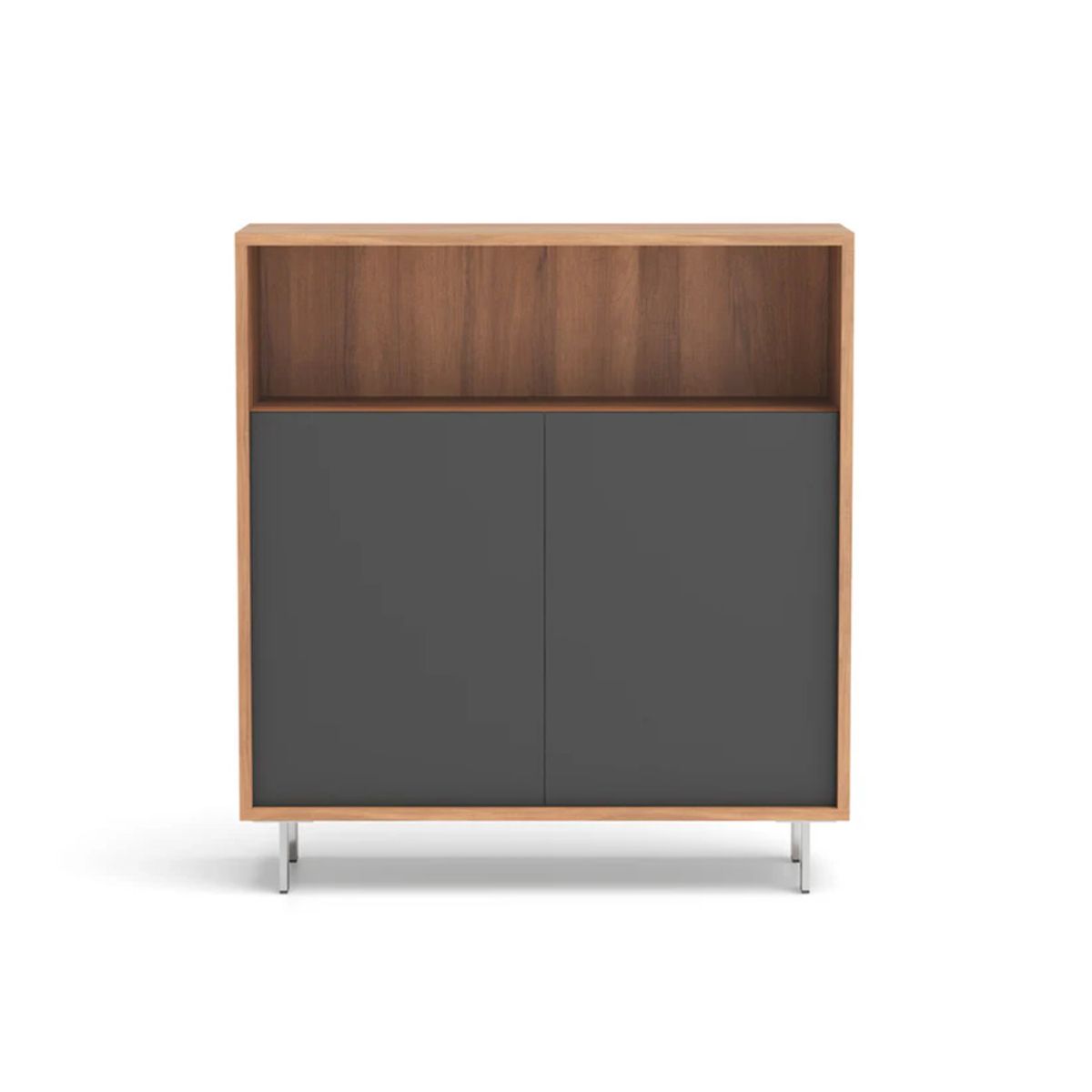 R&R MUEBLES - Zapatera Recibidor Cara MarrónNegro R&R MUEBLES