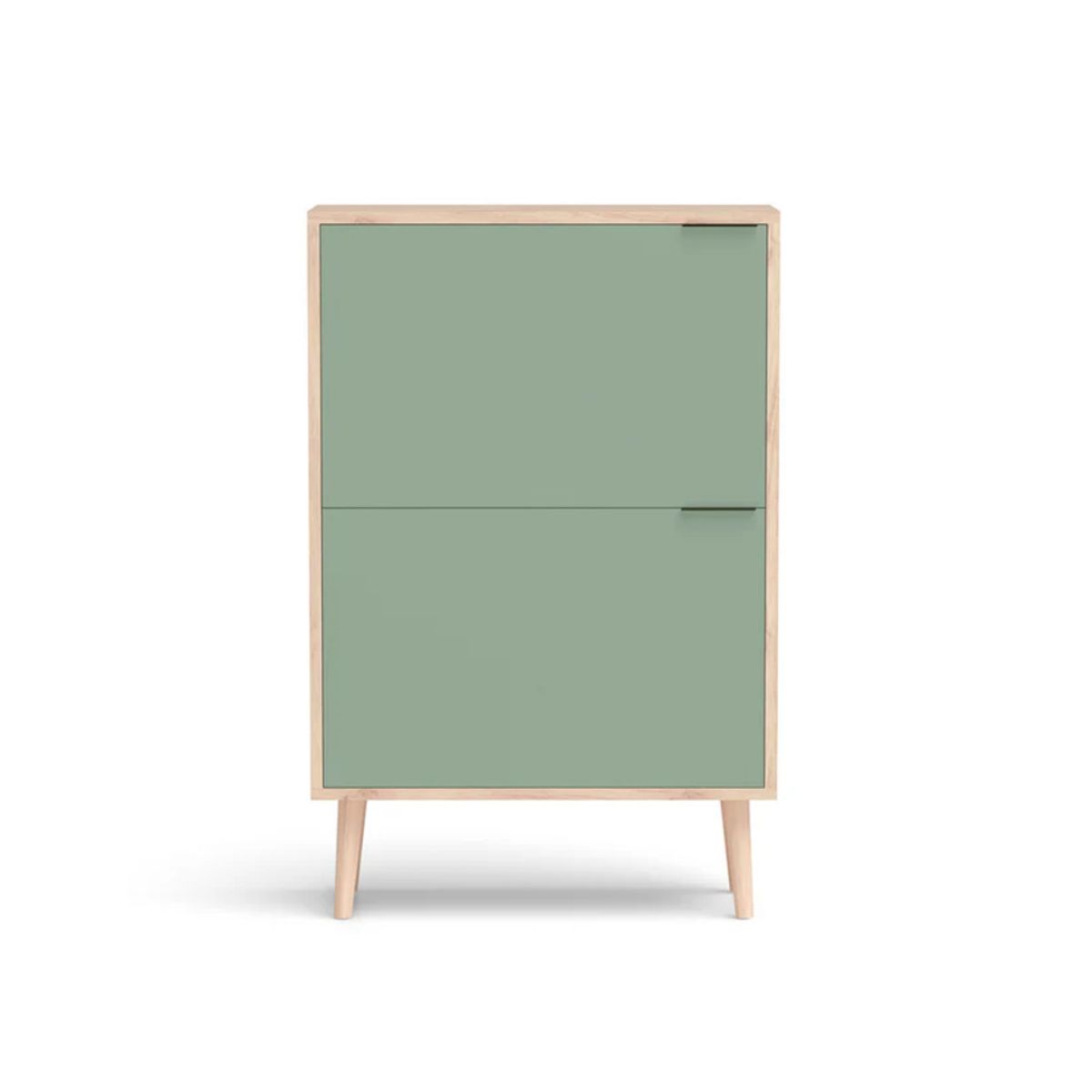 R&R MUEBLES - Zapatera Recibidor Vintage Danu RobleVerde R&R MUEBLES