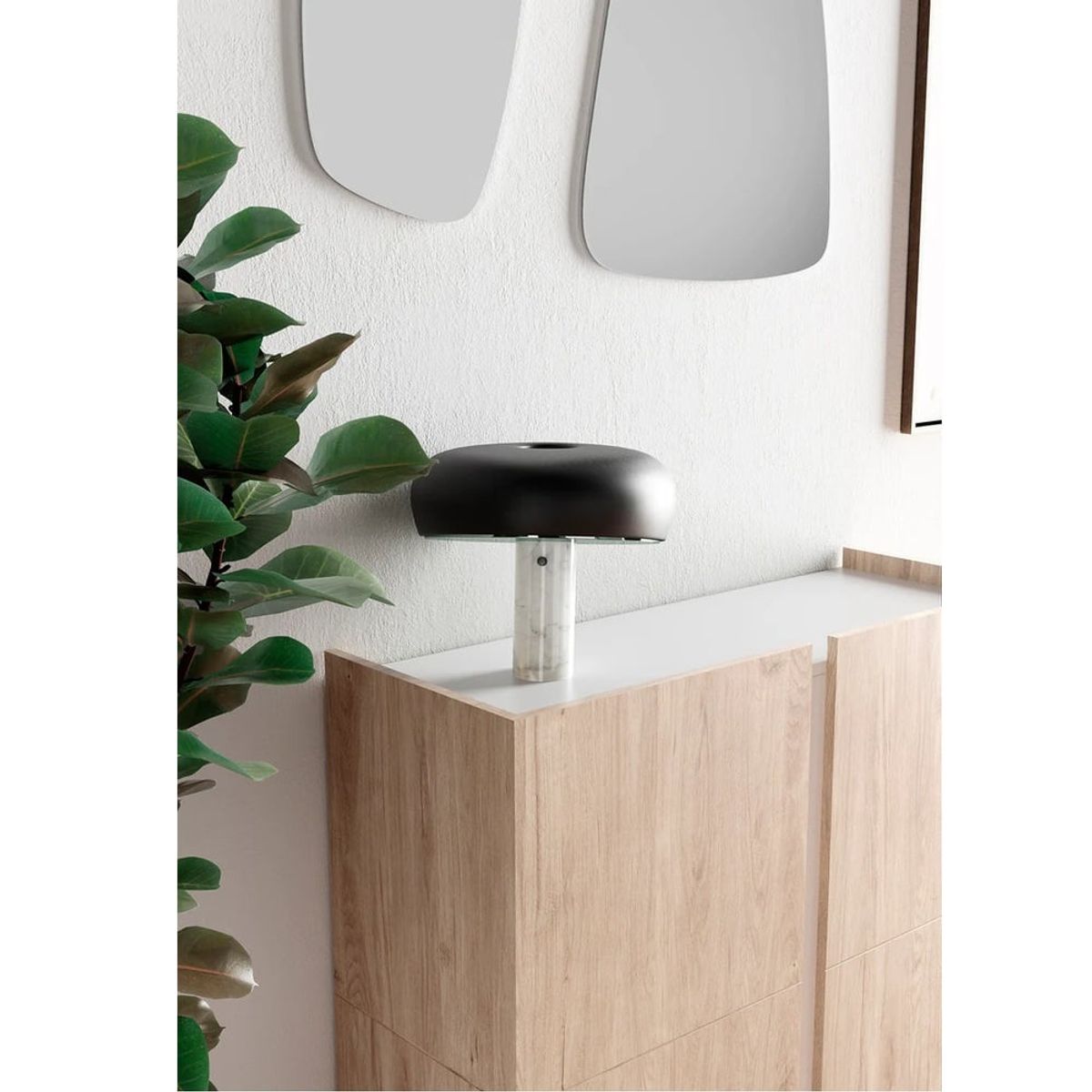 R&R MUEBLES - Zapatera Recibidor Moderno Godoy RobleBlanco R&R MUEBLES