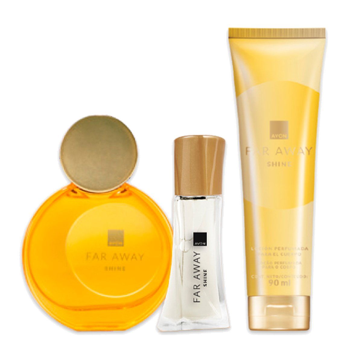 AVON - Far Away Shine Perfume de Mujer con Mini e Hidratante