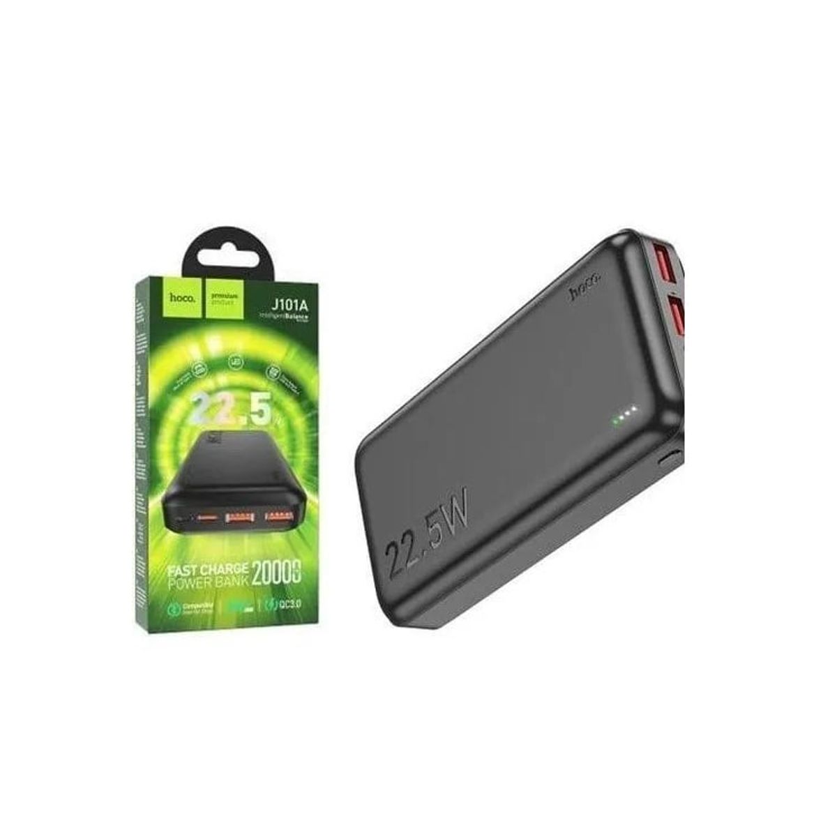 HOCO - Power Bank Hoco 20000mah Carga Rapida Para iPhone Huawei Xiaomi