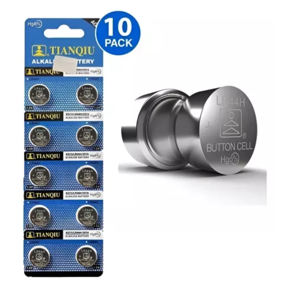 PREMIUM - Pilas Alcalinas Tianqiu Lr44 Ag13 10 Unidades 1.5V