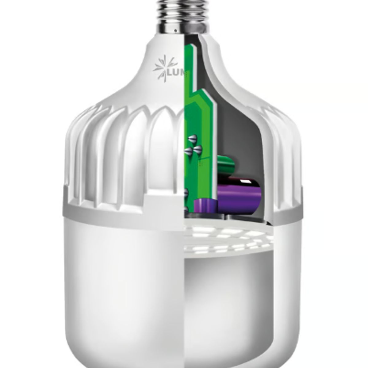 GENERICO - Foco LED Botella LBT 360  60W Luz Cálida Blanca y Fría TRILUX LUMIERE